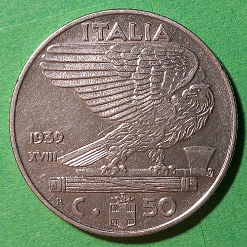 Regno centesimi 1939 - 50,