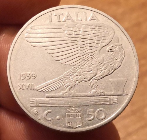 Centesimi 1939 xvii - 1939, impero