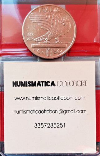 50 centesimi 1936 xiv - ,