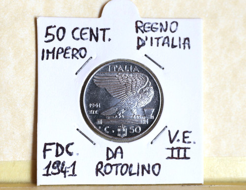 Regno italia centesimi - regno, 50